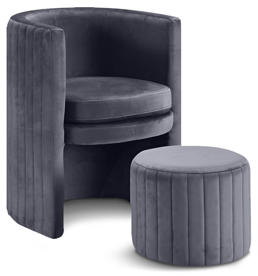 Selena - Accent Chair and Ottoman Set - Urban Living Furniture (Los Angeles, CA)