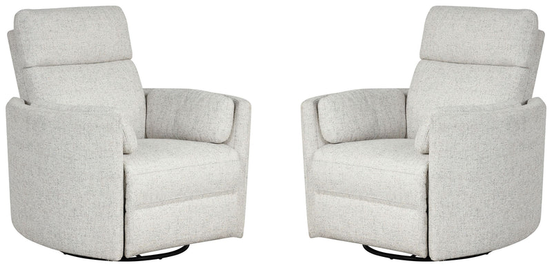 Radius - Power Swivel Glider Recliner (Set of 2)