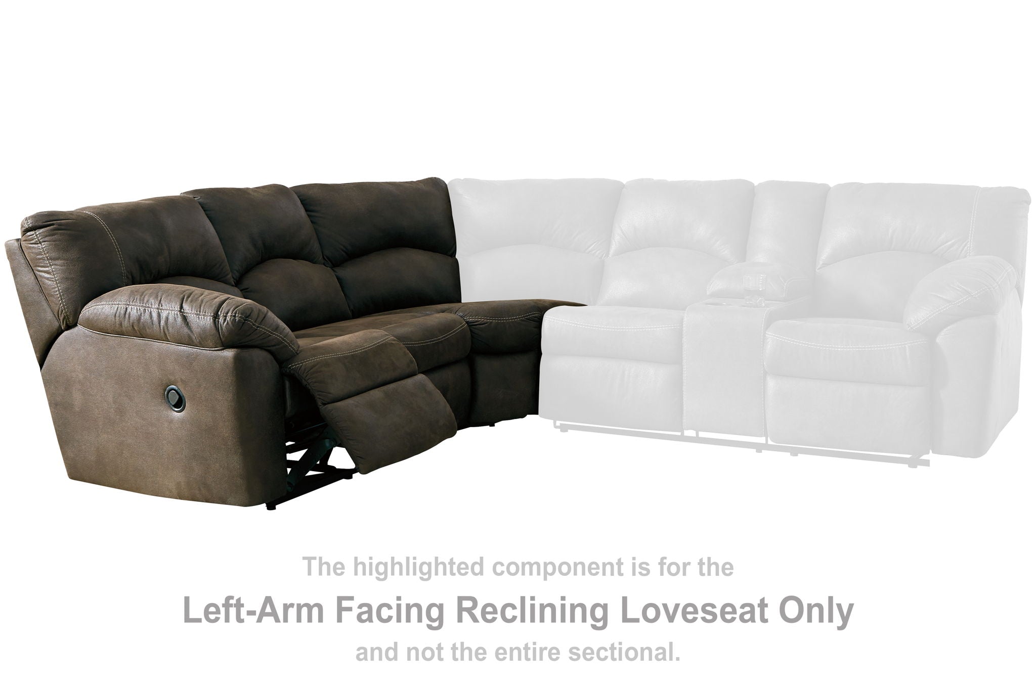 Tambo - Canyon - LAF Reclining Loveseat - Urban Living Furniture (Los Angeles, CA)