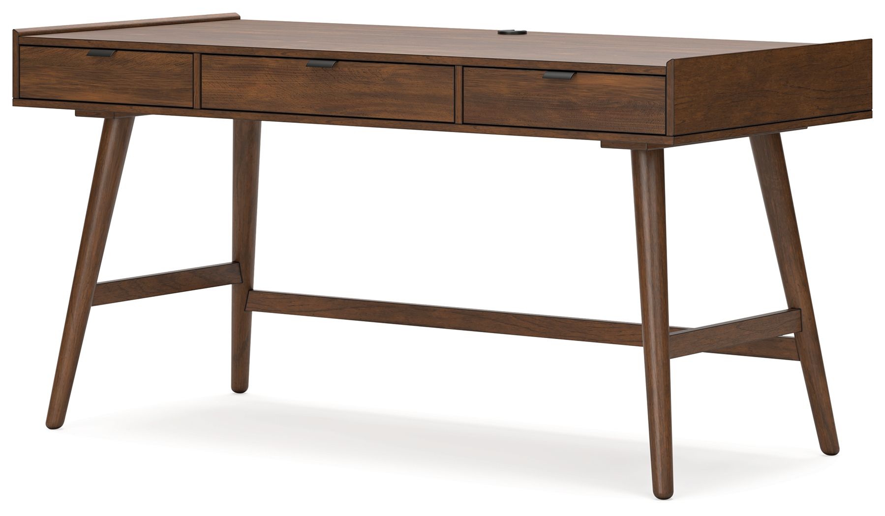 Lyncott - 3 Pc. - Home Office Desk, Chair, Bookcase - Brown - Urban Living Furniture (Los Angeles, CA)
