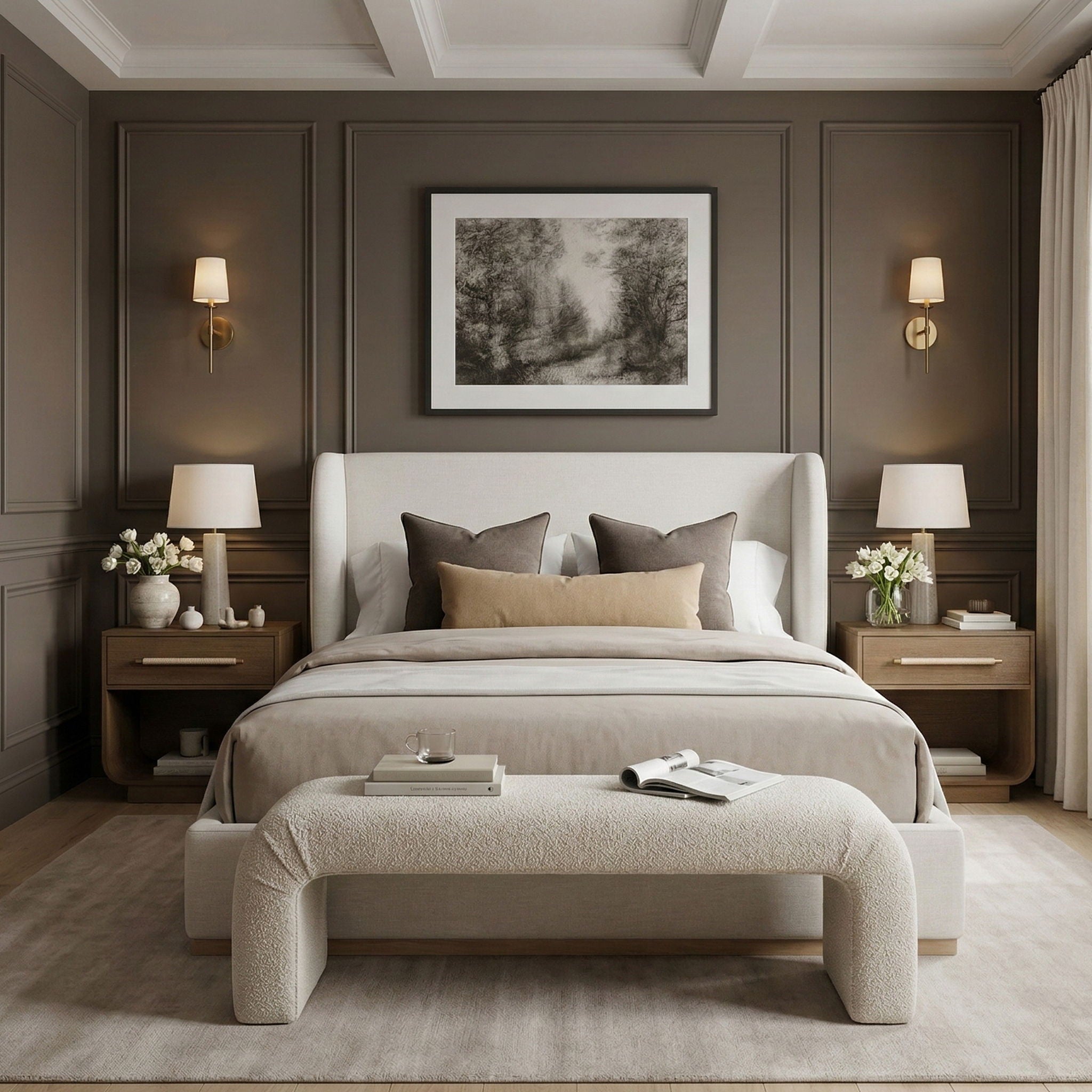 Aurin - Upholstered Bed - Urban Living Furniture (Los Angeles, CA)