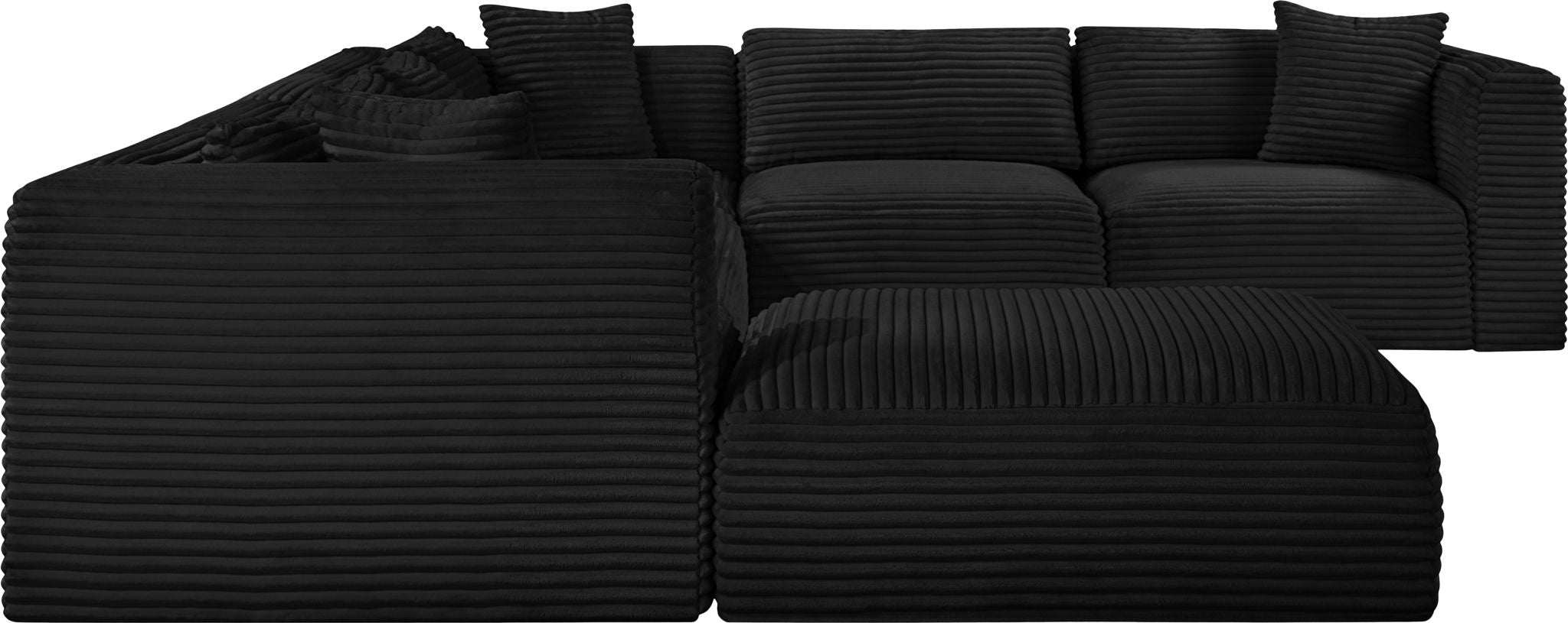 Shaggy - 7 Piece Modular U-Shaped Sectional With Ottoman - Urban Living Furniture (Los Angeles, CA)