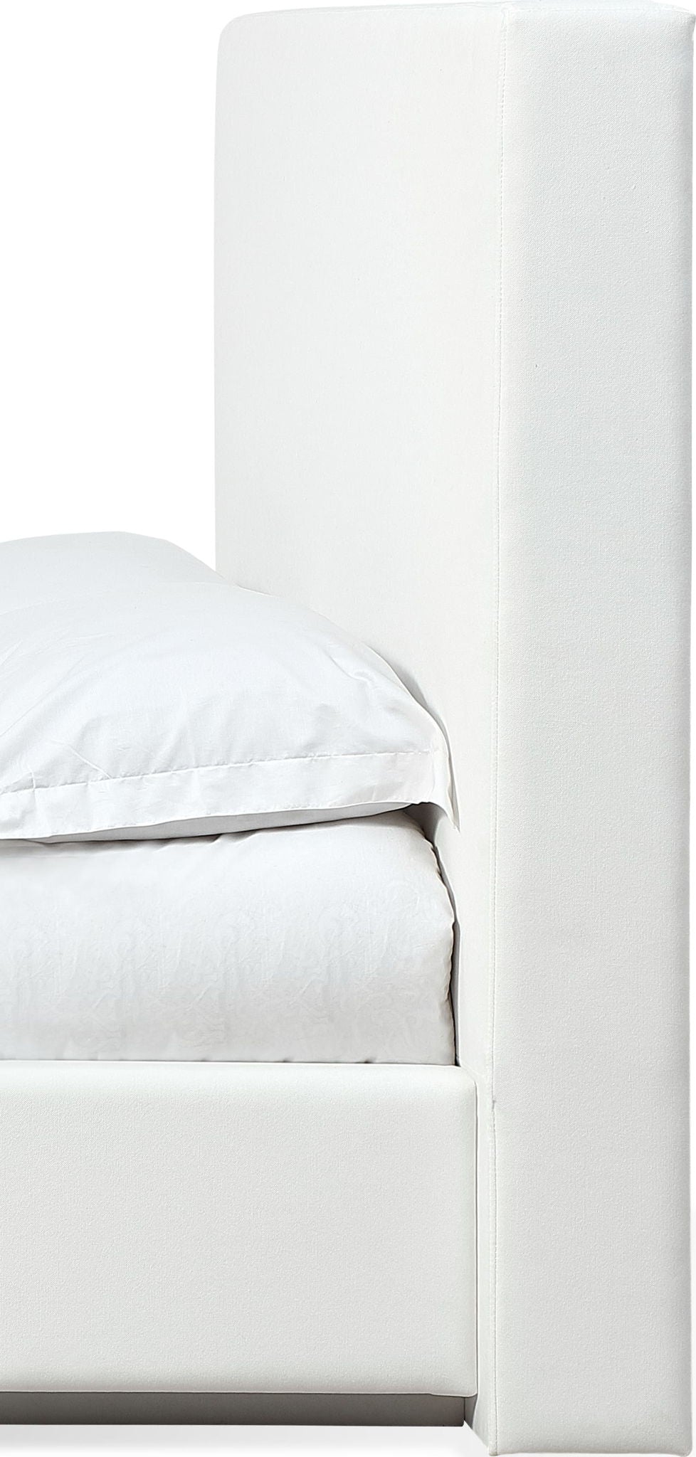 One - Queen Upholstered Modern Headboard - Pearl