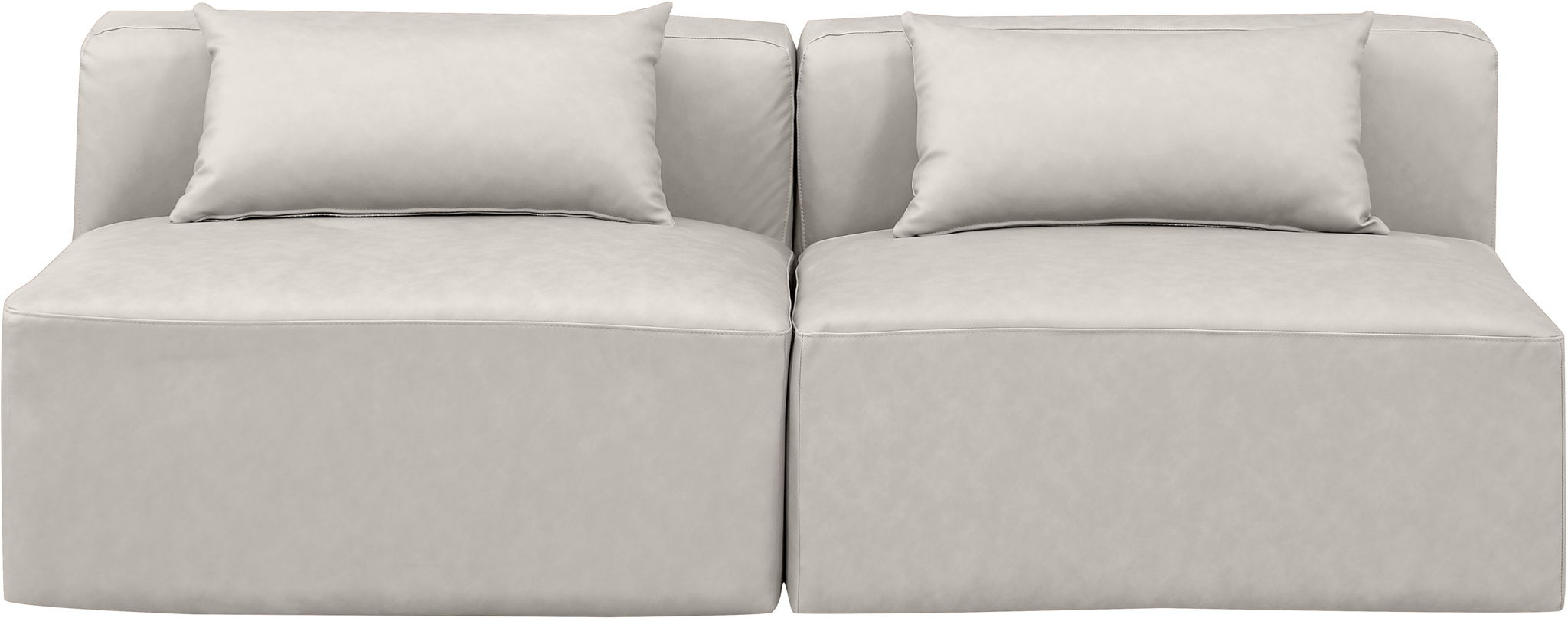 Cube - Modular 2 Seat Armless Sofa