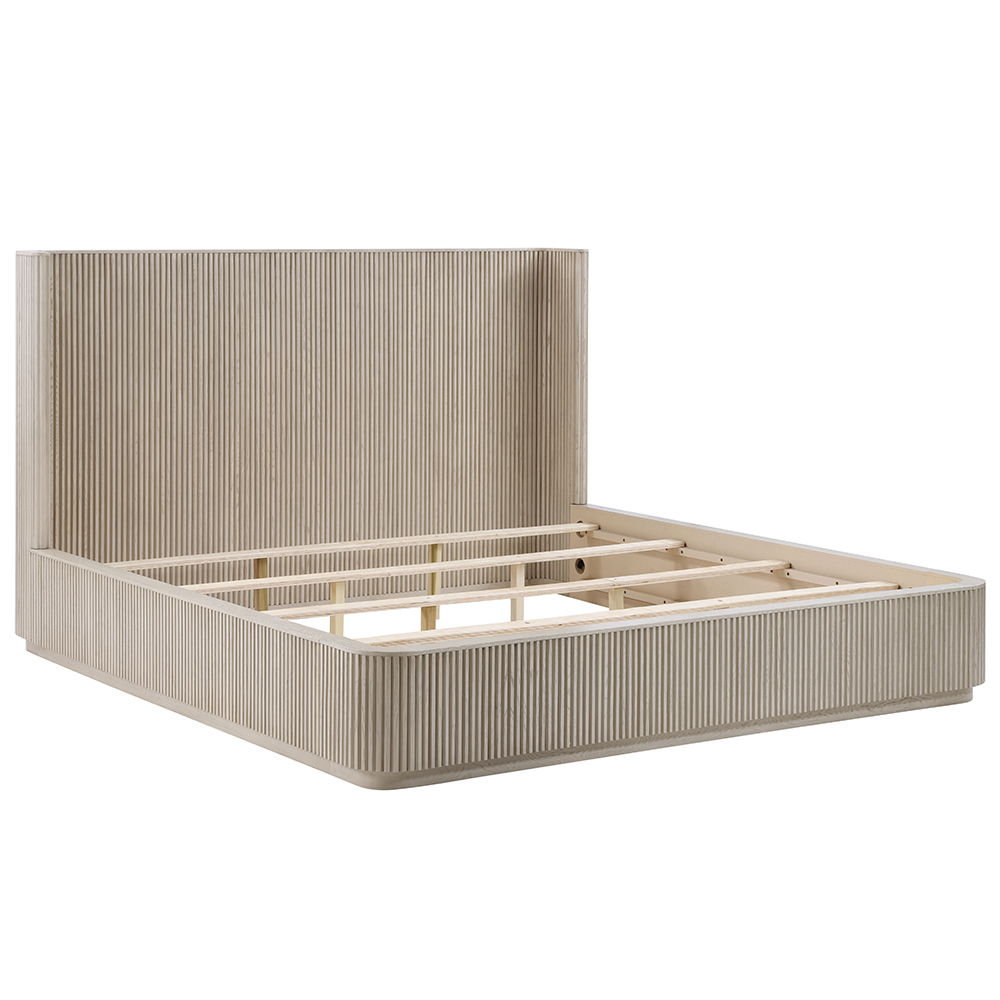 Leanna - Eastern King Bed - Light Oak - Urban Living Furniture (Los Angeles, CA)