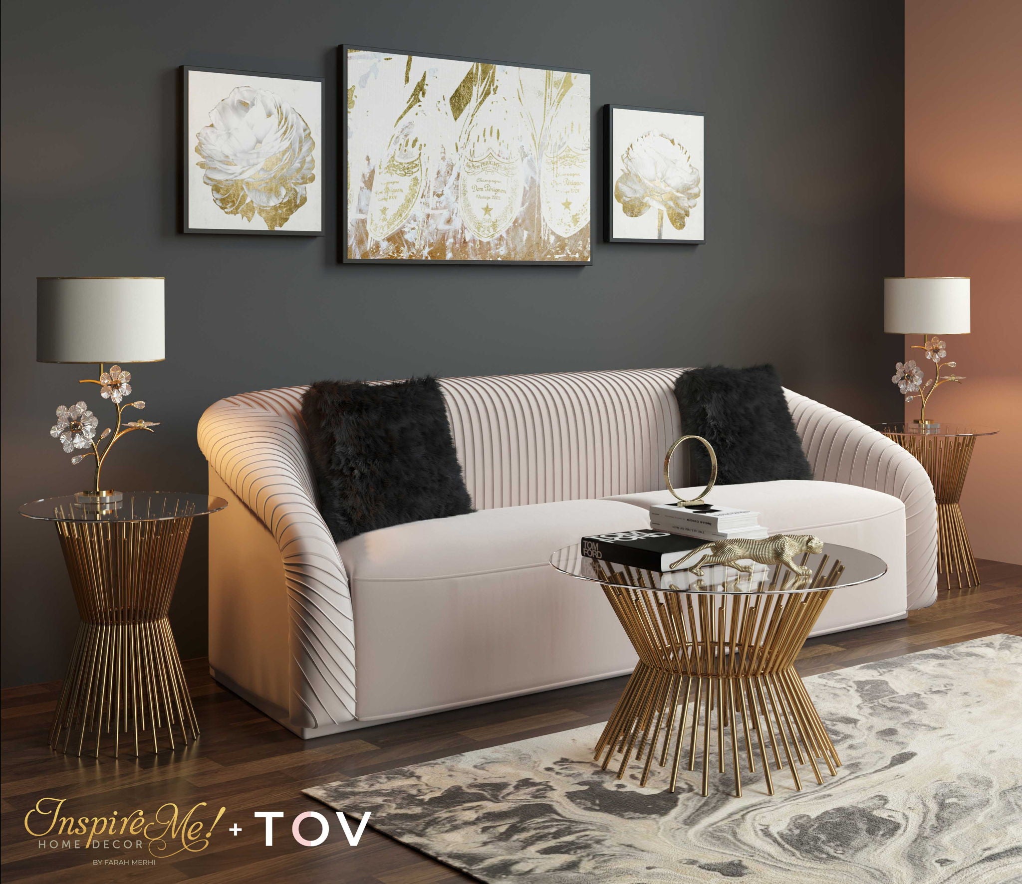 Grace - Glass Table - Urban Living Furniture (Los Angeles, CA)