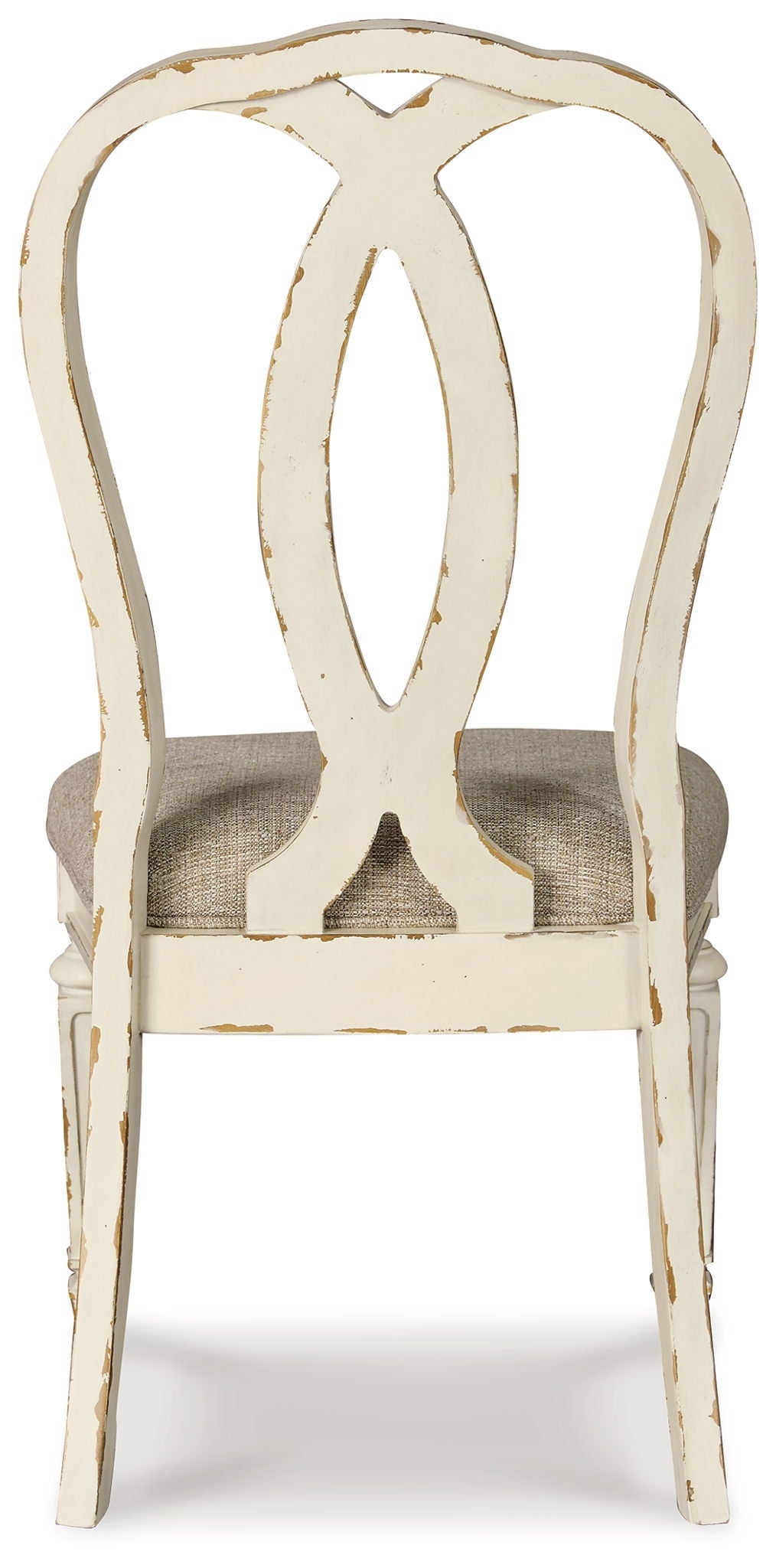 Realyn - Chipped White - Dining UPH Side Chair (Set of 2) - Ribbonback - Urban Living Furniture (Los Angeles, CA)