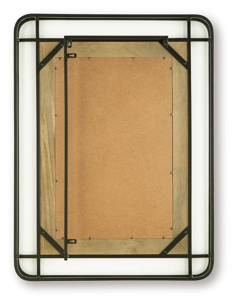 Beelman - Black / Brown - Accent Mirror