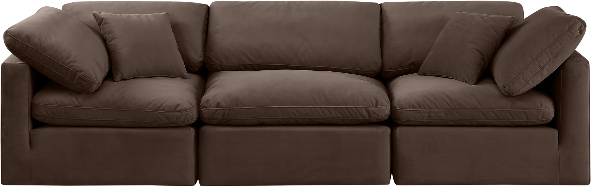 Indulge - Velvet 3 Seat Modular Sofa - Urban Living Furniture (Los Angeles, CA)