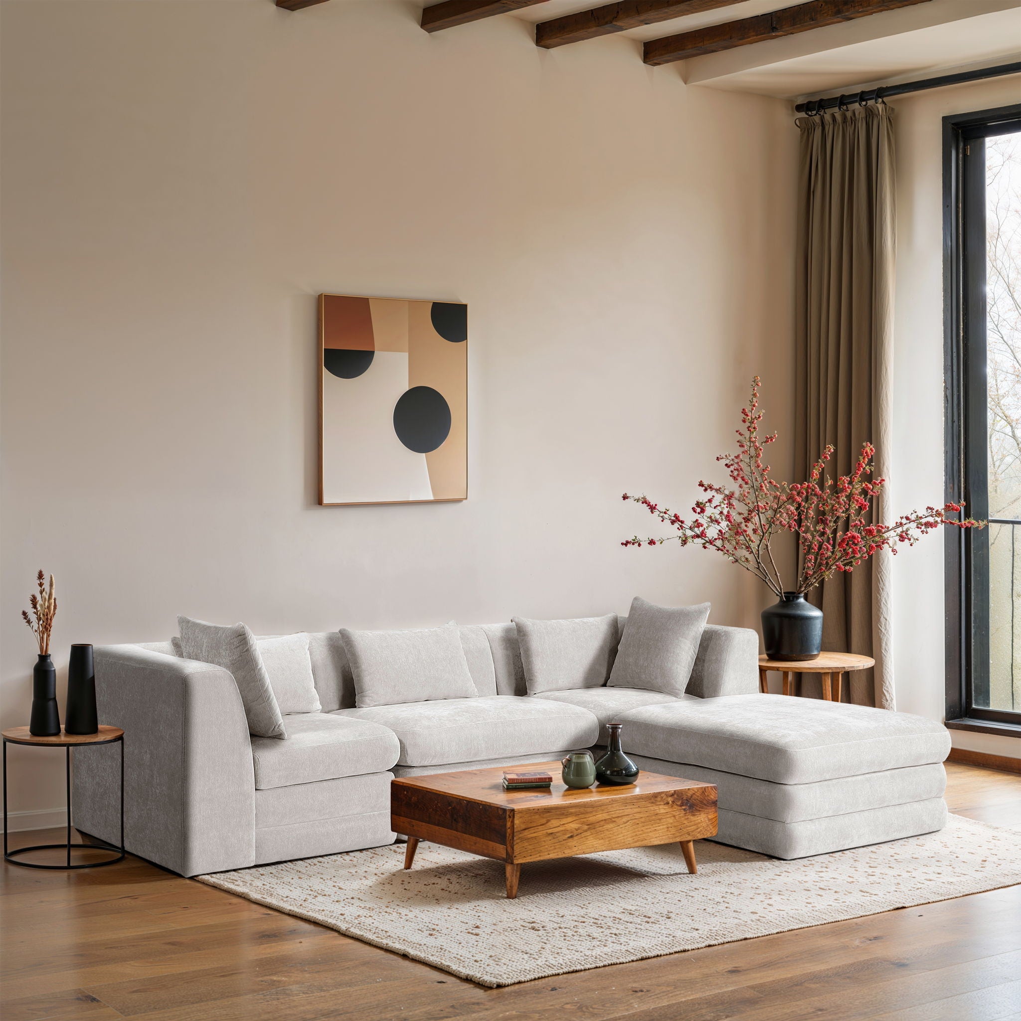 Stellar - 4 Piece Upholstered Modular Sectional - Urban Living Furniture (Los Angeles, CA)