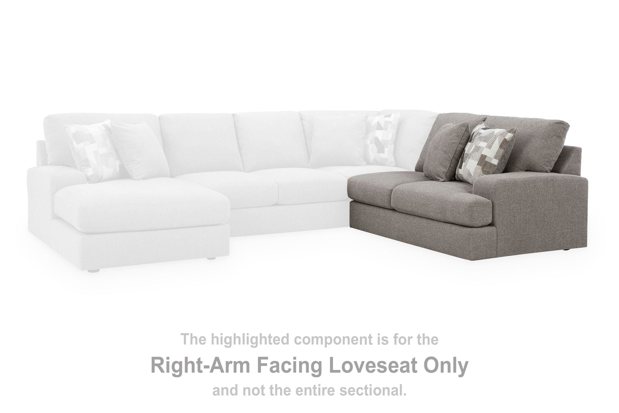 Lindon - RAF Loveseat - Smoke - Urban Living Furniture (Los Angeles, CA)