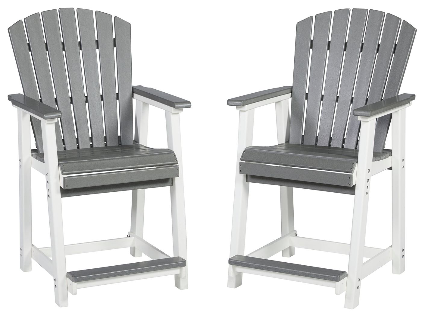 Transville - Gray / White - Barstool (Set of 2) - Urban Living Furniture (Los Angeles, CA)
