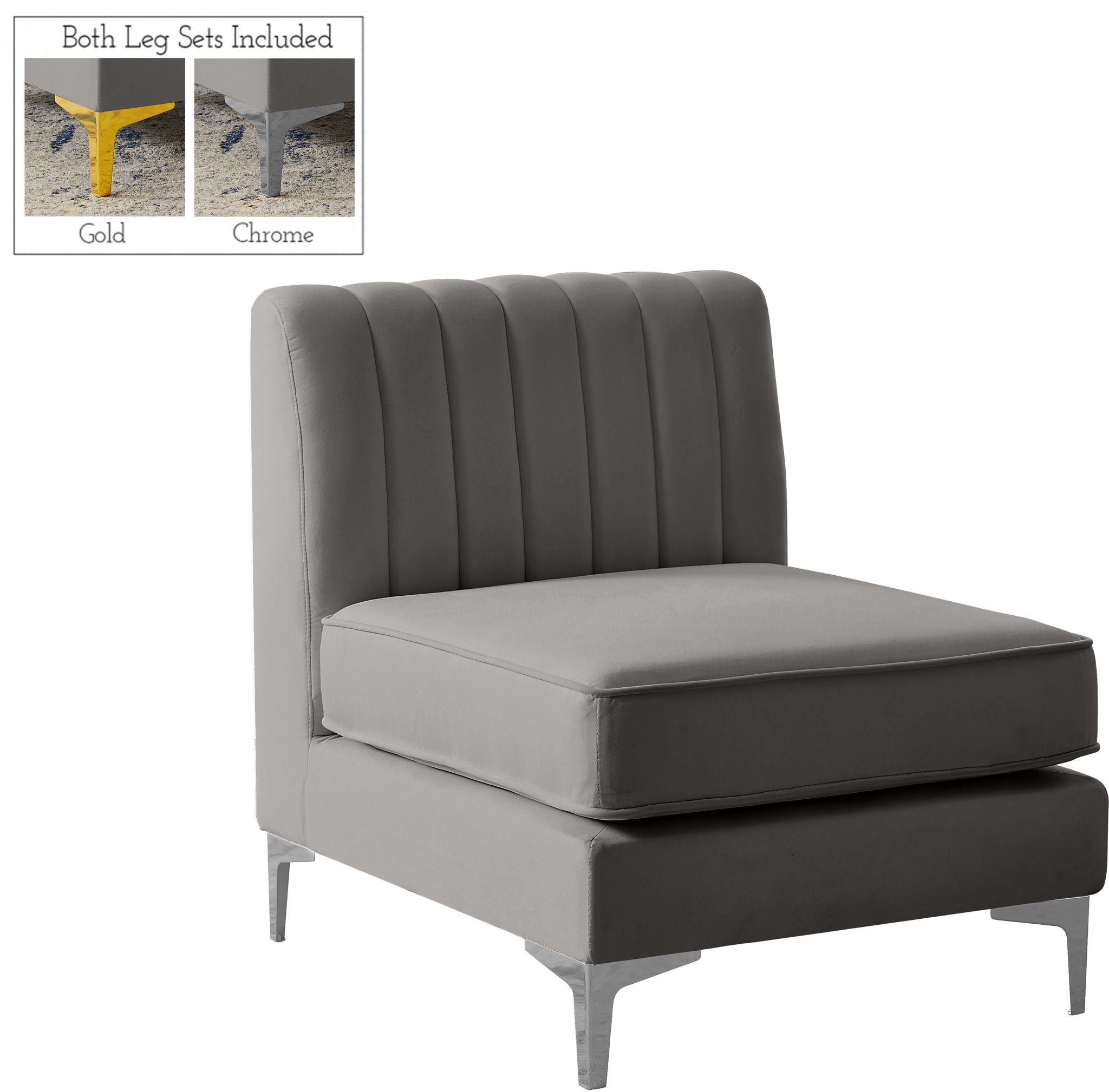 Alina - Armless Chair - Urban Living Furniture (Los Angeles, CA)