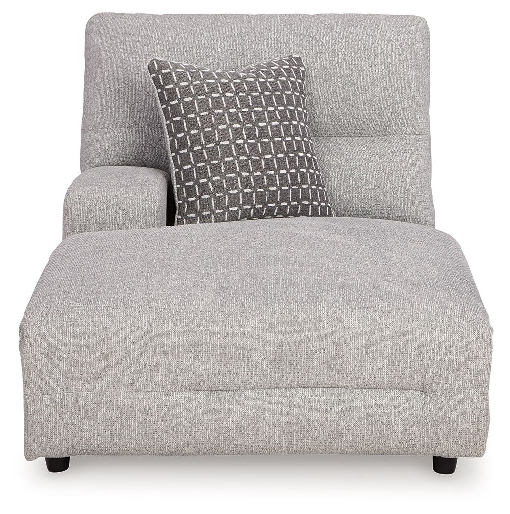 Acklen Place - Pewter - Laf Power Reclining Back Chaise - Urban Living Furniture (Los Angeles, CA)