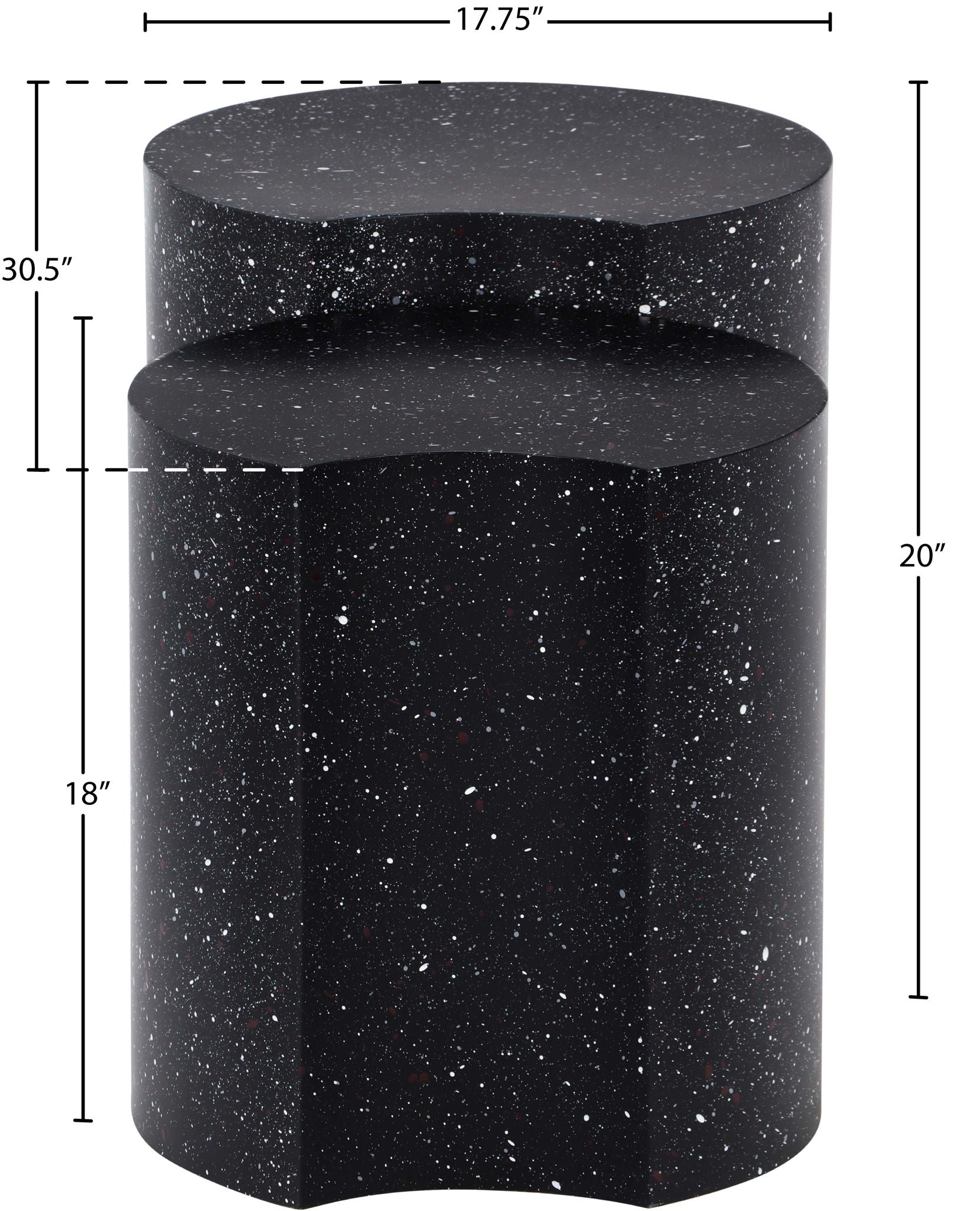 Dimple - Modular End Table - Terazzo Finish - Urban Living Furniture (Los Angeles, CA)