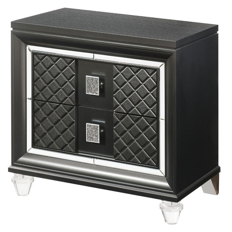 Sawyer - Nightstand - Metallic Gray - Urban Living Furniture (Los Angeles, CA)