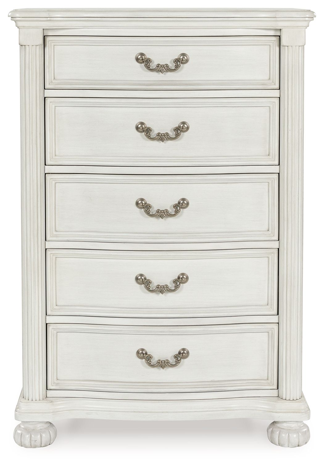 Montelaine - Antique White - Five Drawer Chest - Urban Living Furniture (Los Angeles, CA)