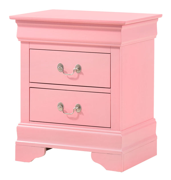 Louis Phillipe - Charming Nightstand - Pink