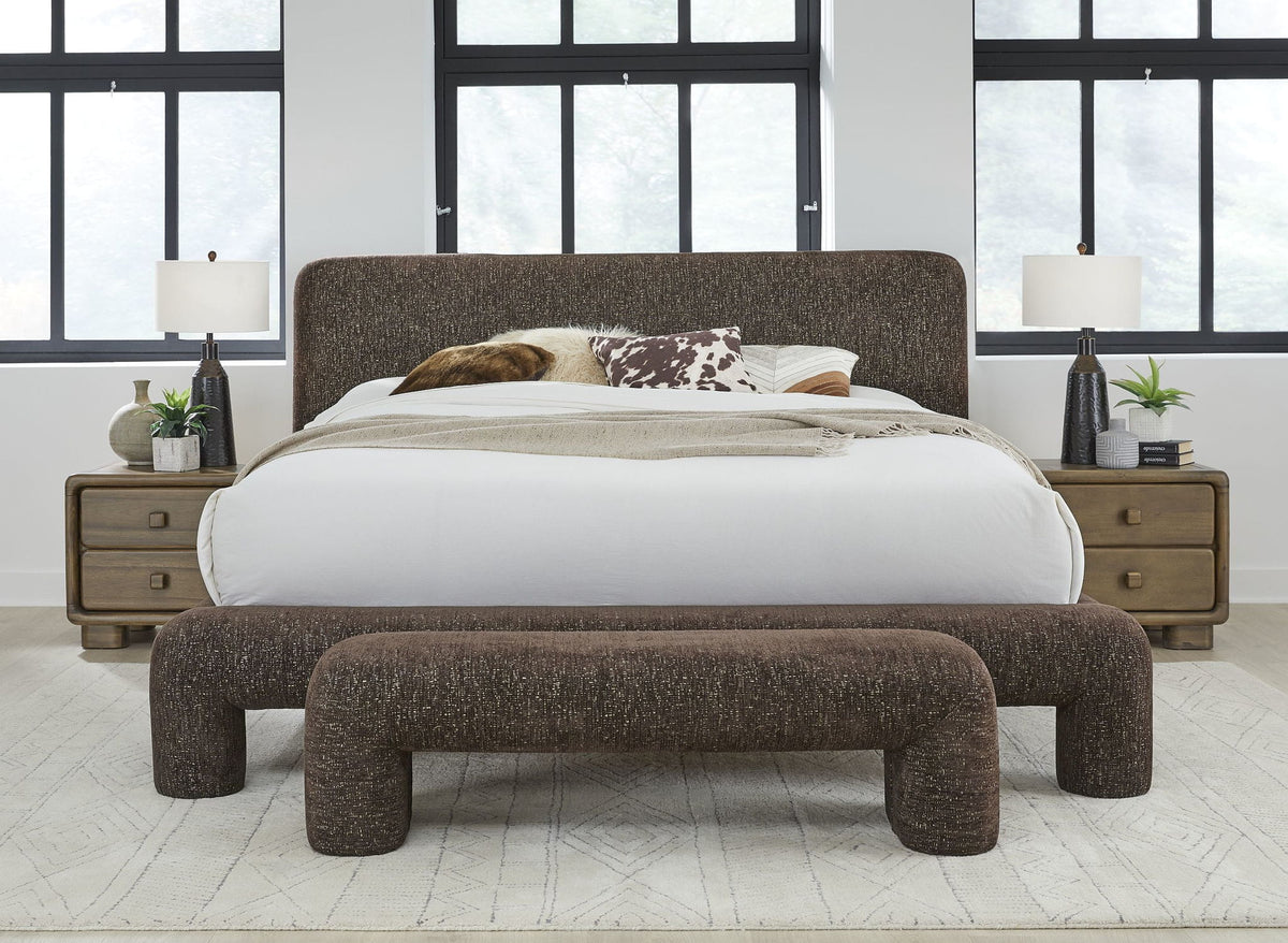 Mocoa - Fully Upholstered Platform Bed