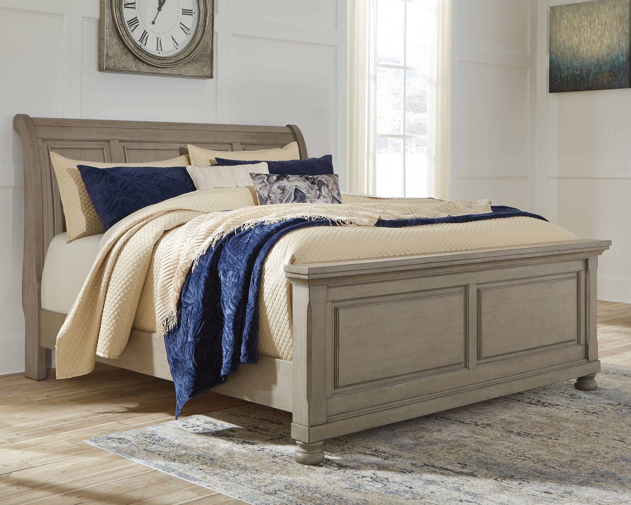 Lettner - Sleigh Bed - Urban Living Furniture (Los Angeles, CA)