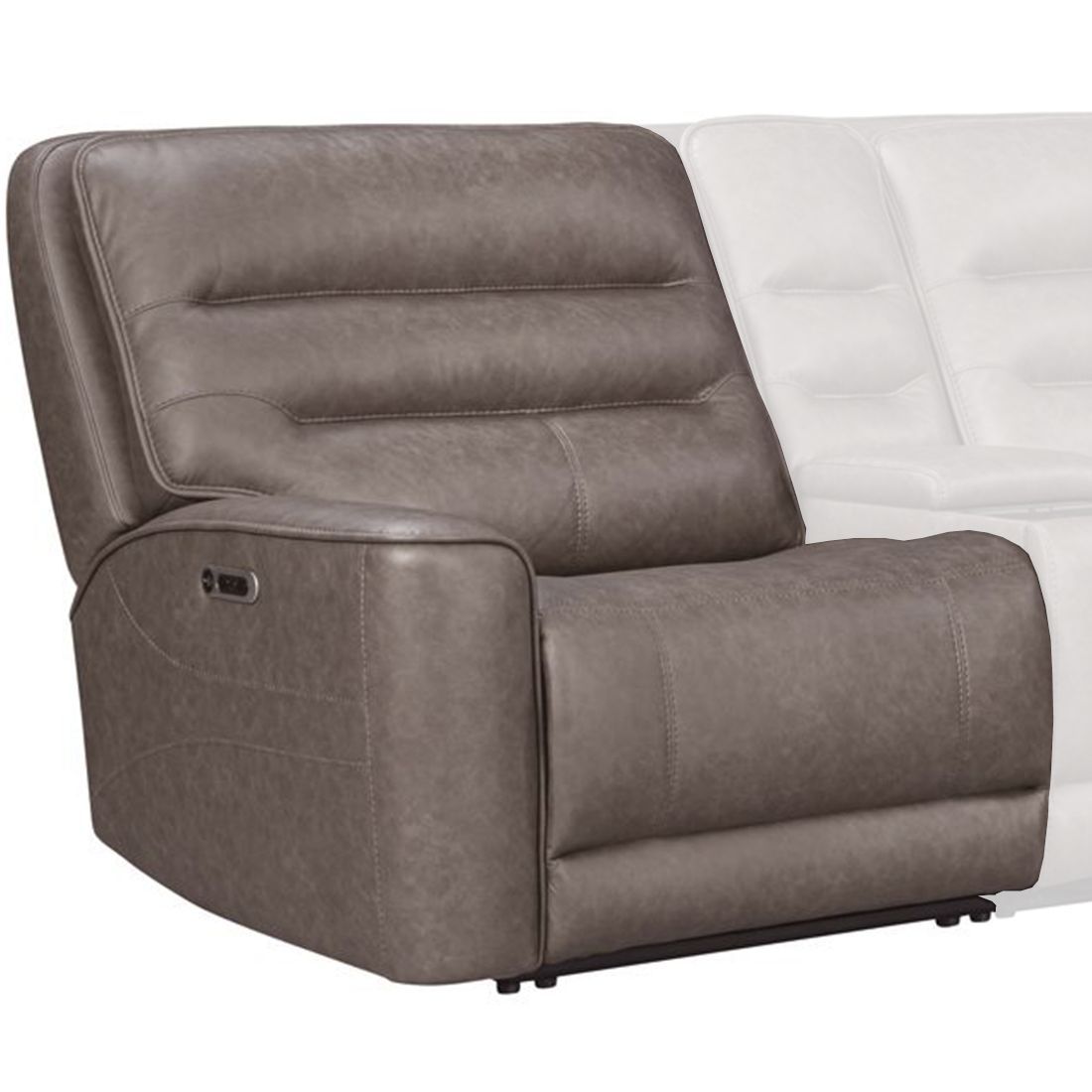 Lawson - Power Left Arm Facing Zero Gravity Recliner P2 - Sydney Brunette