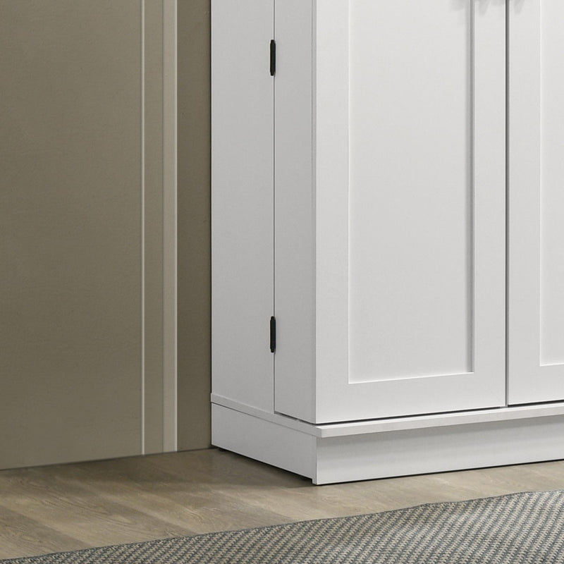 Lincoln - Storage Cabinet With Swing Out Storage Door - White - Urban Living Furniture (Los Angeles, CA)