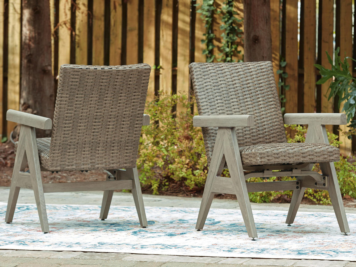 Cliff Trails - Rocking Arm Chair (Set of 2) - Beige - Urban Living Furniture (Los Angeles, CA)