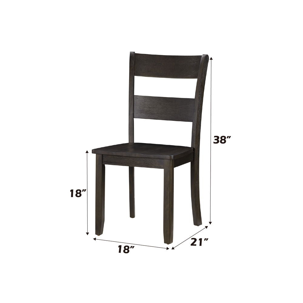 Haddie - Side Chair (Set of 2) - Distressed Walnut - Urban Living Furniture (Los Angeles, CA)