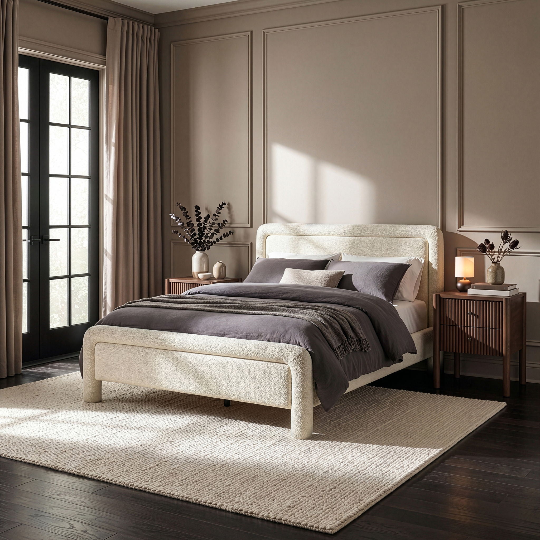 Baylor - Fabric With Interwoven Chenille Upholstered Bed - Urban Living Furniture (Los Angeles, CA)