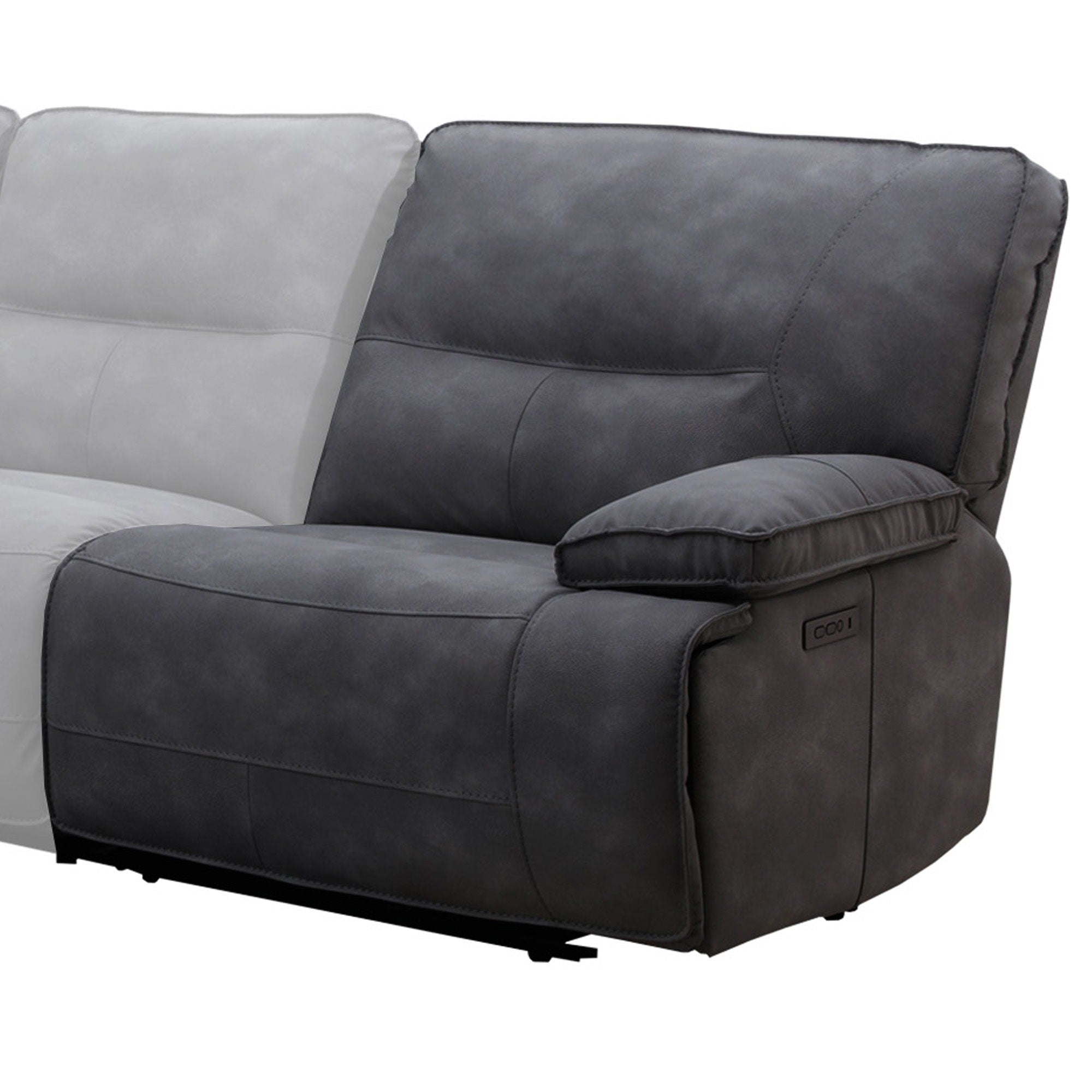 Gladiator - Zero Gravity Power Right Arm Facing Recliner - Cobalt - Urban Living Furniture (Los Angeles, CA)