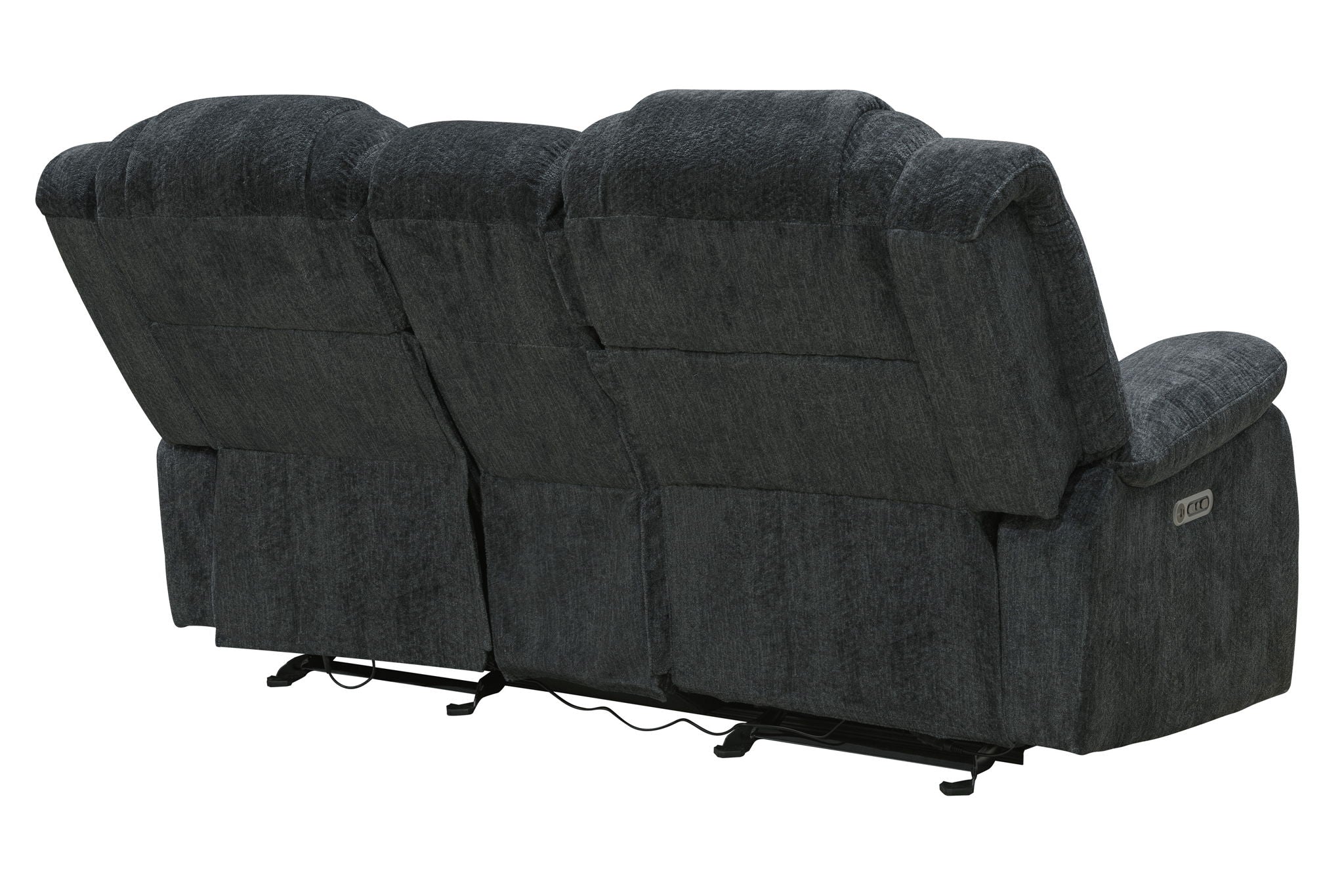 Bolton - Glider Reclining Console Loveseat - Misty Storm - Urban Living Furniture (Los Angeles, CA)