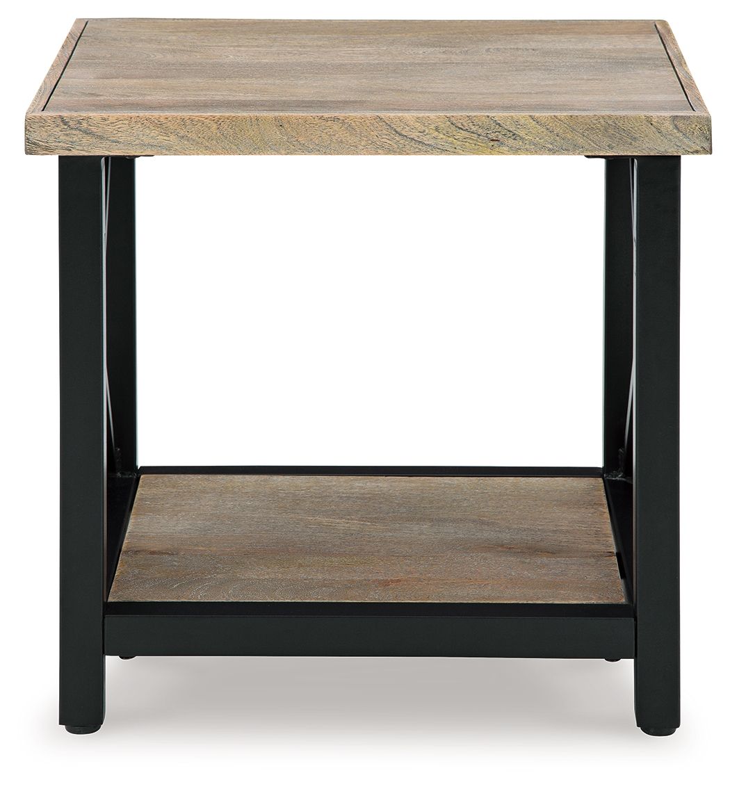 Bristenfort - Brown / Black - Rectangular End Table - Urban Living Furniture (Los Angeles, CA)