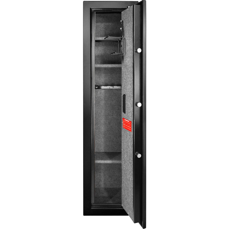5.51 Cubic Ft Tall Biometric Rifle Safe - Black
