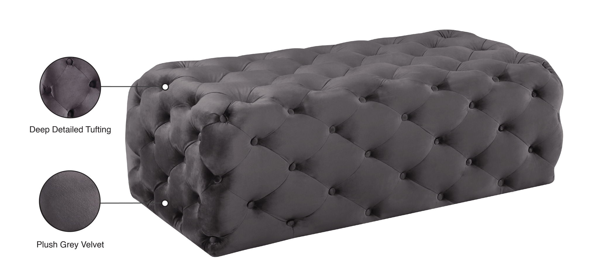 Casey - Bench Ottoman - Urban Living Furniture (Los Angeles, CA)