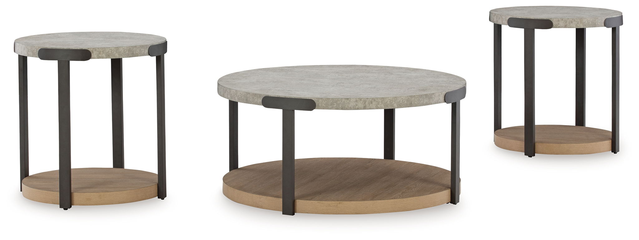 Darthurst - Light Brown - Occasional Table Set (Set of 3) - Urban Living Furniture (Los Angeles, CA)