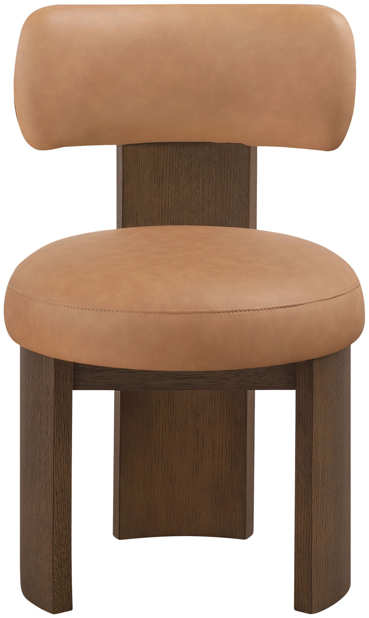Atelier - Vegan Leather Upholstered Dining Chair (Set of 2) - Painted Brown Frame - Urban Living Furniture (Los Angeles, CA)