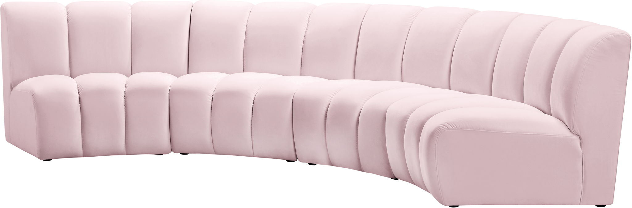 Infinity - 4 Piece Velvet Modular Sectional - Urban Living Furniture (Los Angeles, CA)