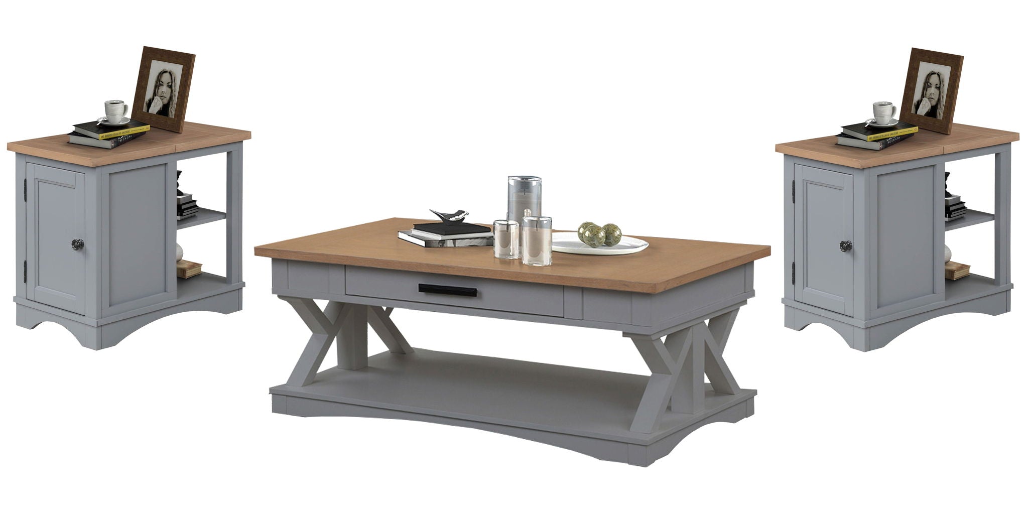 Americana Modern - Cocktail Table Set - Urban Living Furniture (Los Angeles, CA)