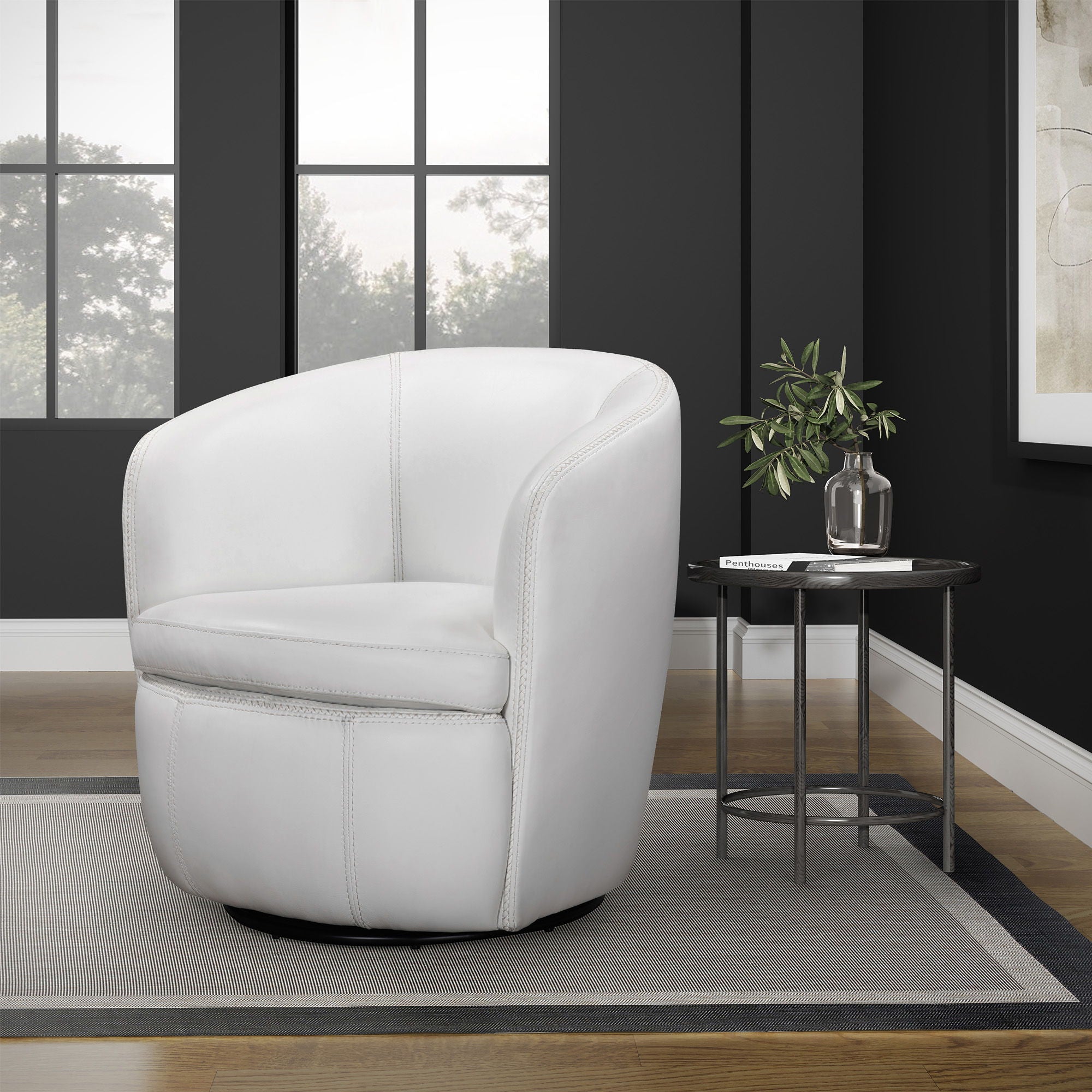 Barolo - Swivel Club Chair - Urban Living Furniture (Los Angeles, CA)