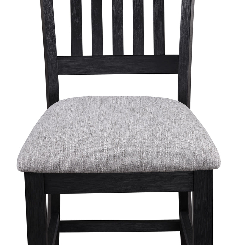 Buford - Counter Height Chair (Set of 2) - Charcoal / Light Gray