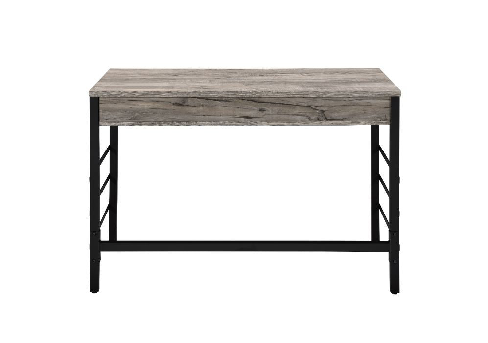 Disho - Desk - Light Weathered Oak & Black Finish - Urban Living Furniture (Los Angeles, CA)