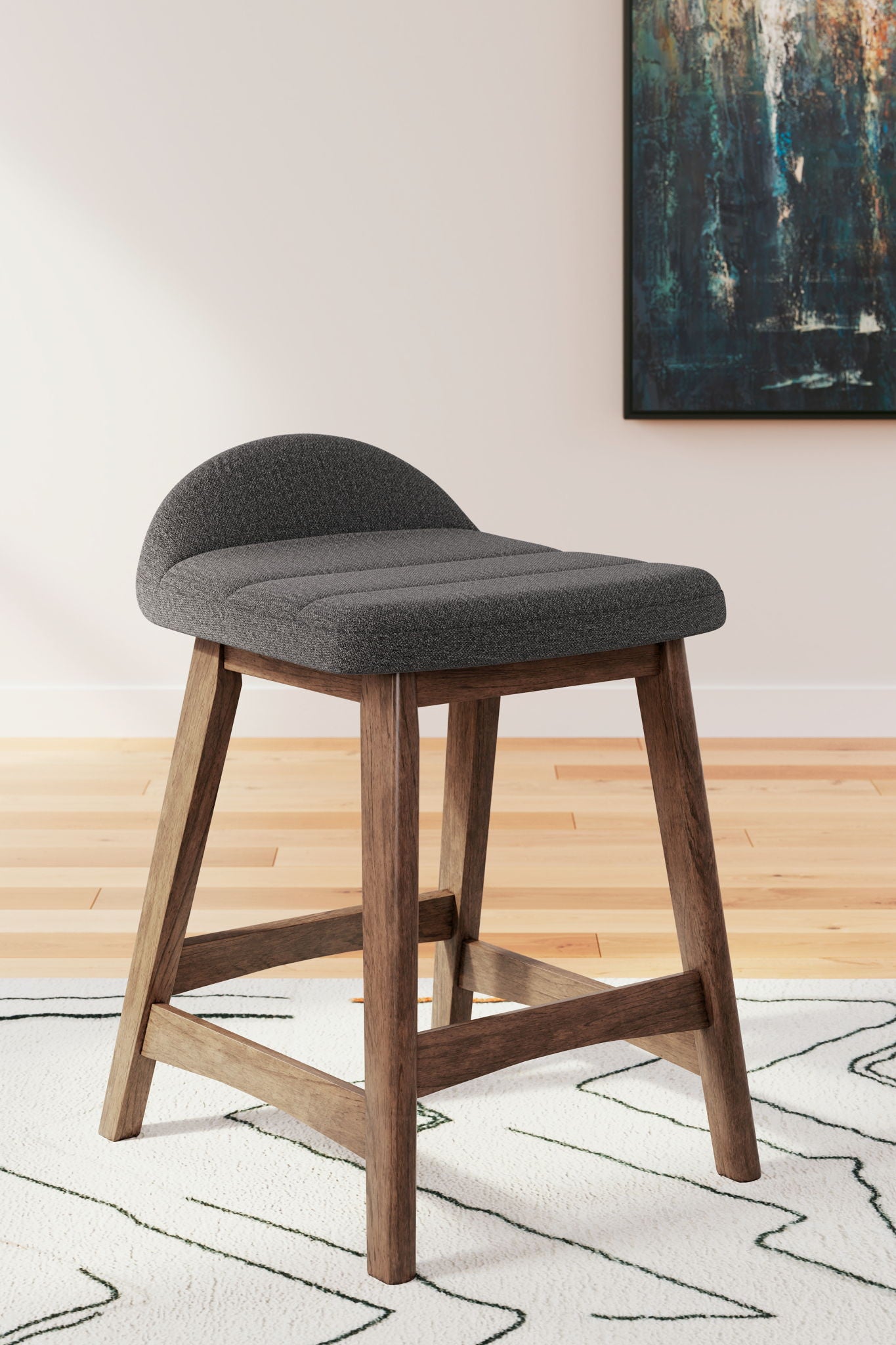 Lyncott - Upholstered Barstool (Set of 2) - Urban Living Furniture (Los Angeles, CA)
