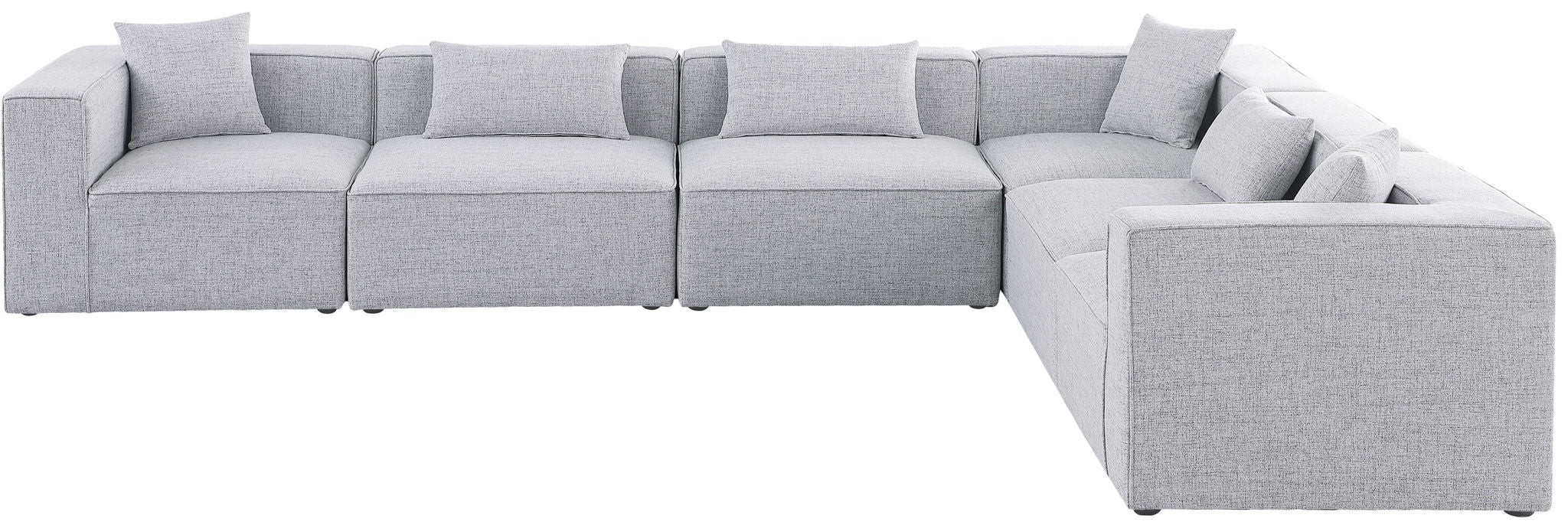 Cube - Linen 6 Piece Modular Corner Sectional - Urban Living Furniture (Los Angeles, CA)