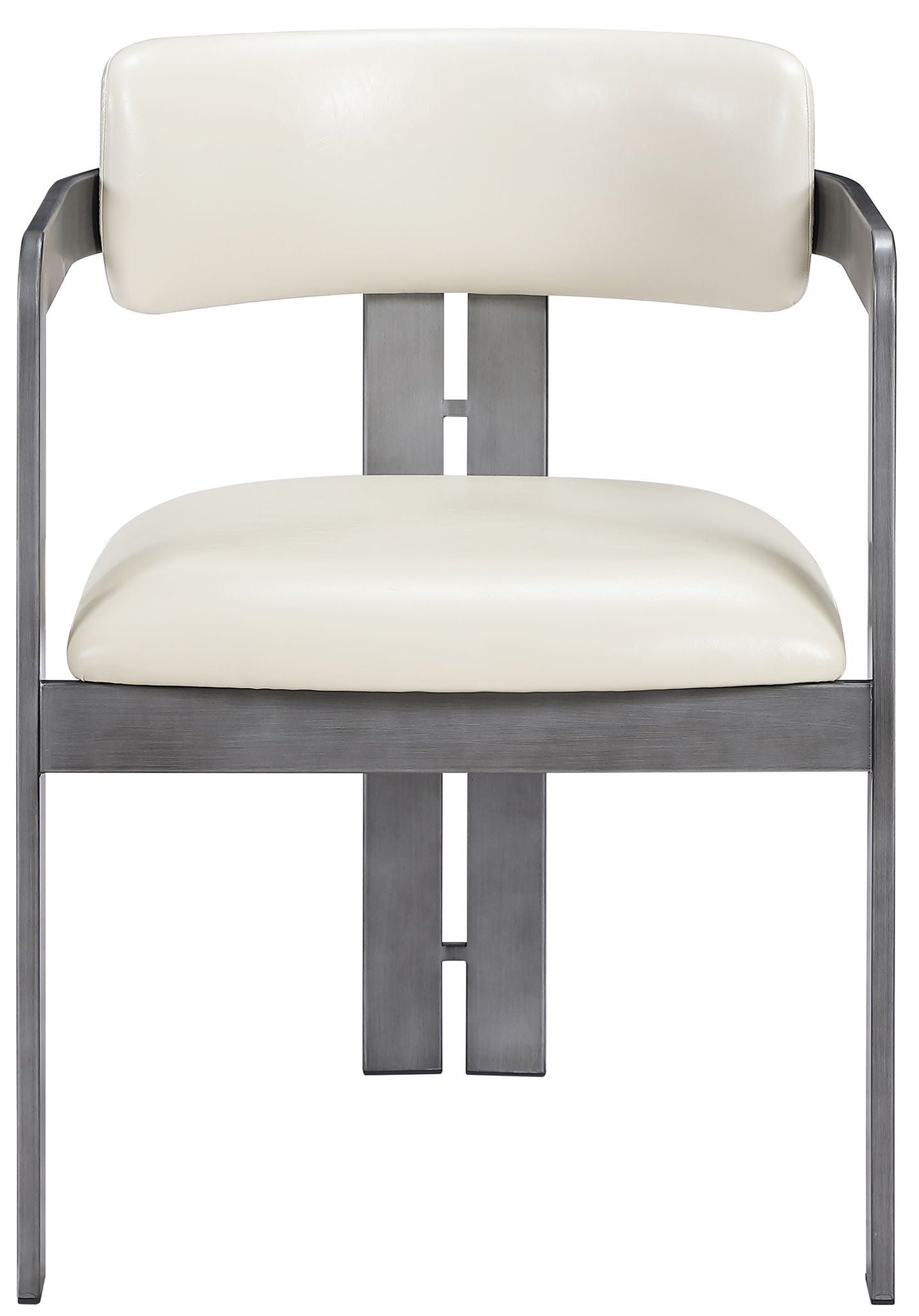 Aurum - Vegan Leather Upholstered Dining Chair With Gray Base (Set of 2) - Urban Living Furniture (Los Angeles, CA)