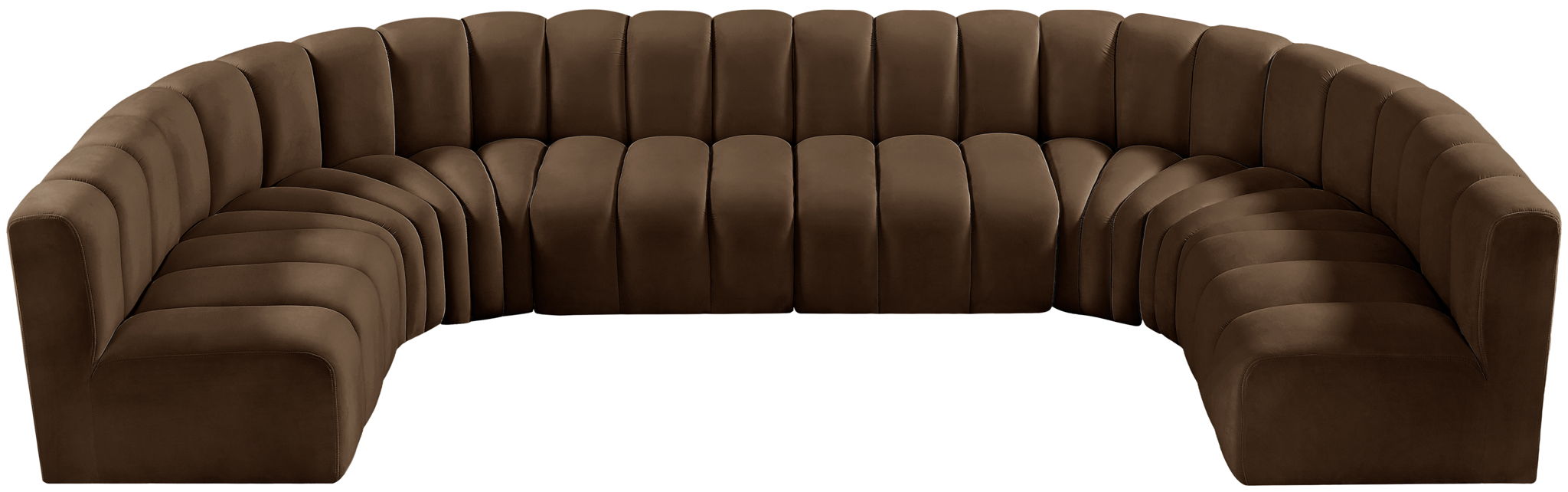 Arc - Velvet Modular U-Shaped Sectional - Urban Living Furniture (Los Angeles, CA)