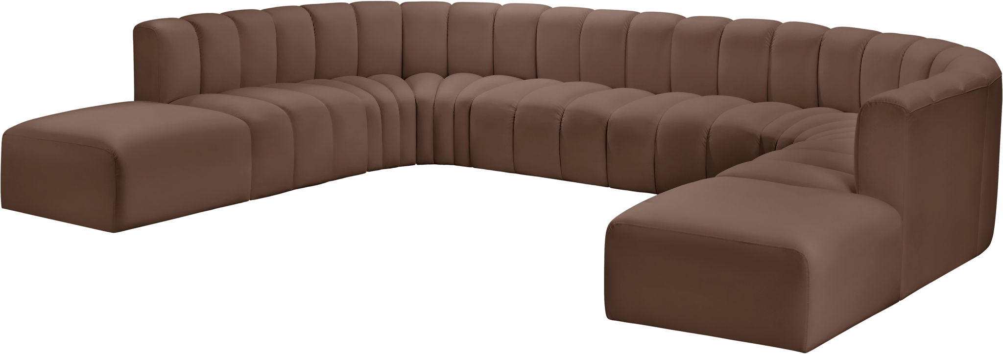 Arc - Faux Leather Modular Sectional - Urban Living Furniture (Los Angeles, CA)
