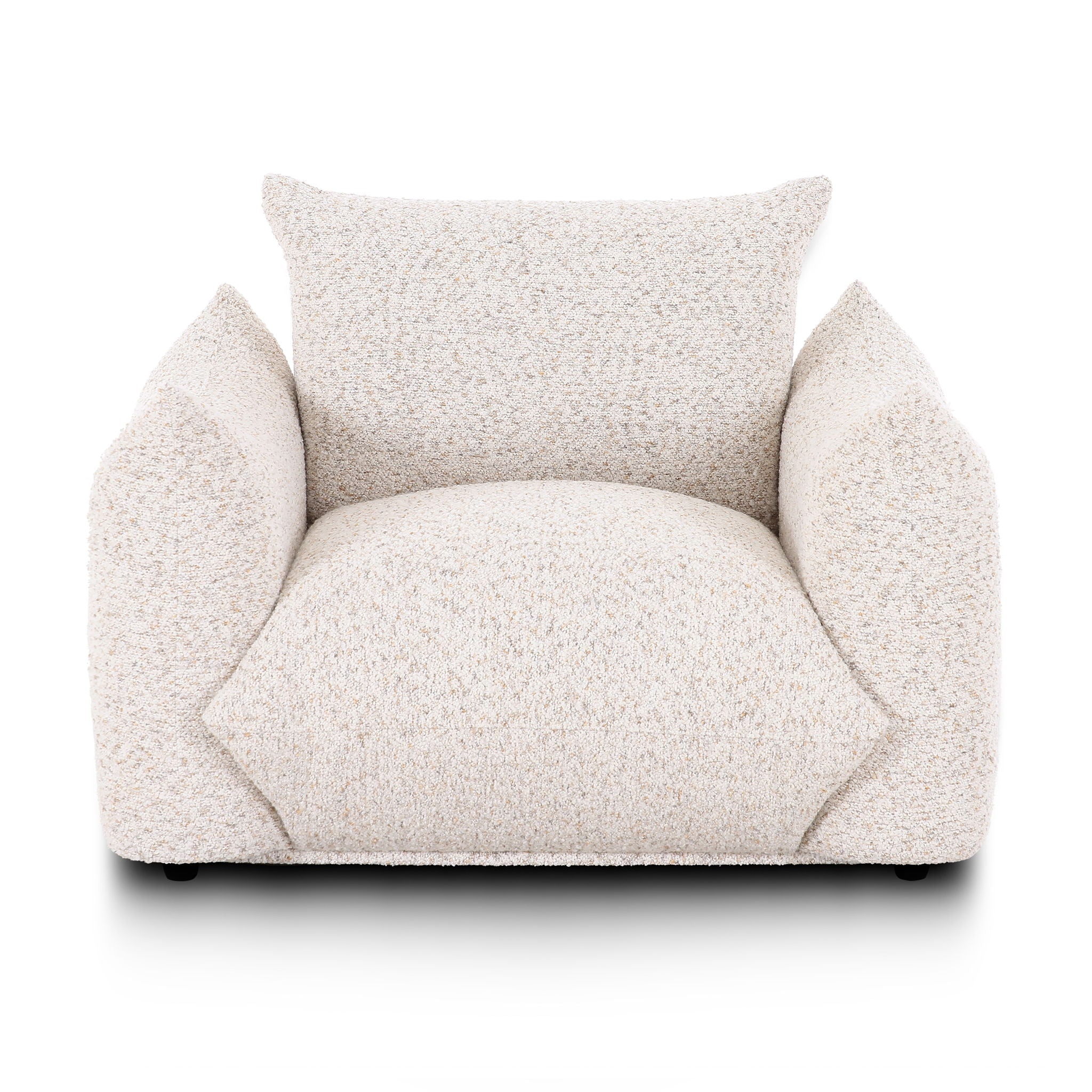 Saint Tropez - Nubby Fabric Armchair - Sand - Urban Living Furniture (Los Angeles, CA)