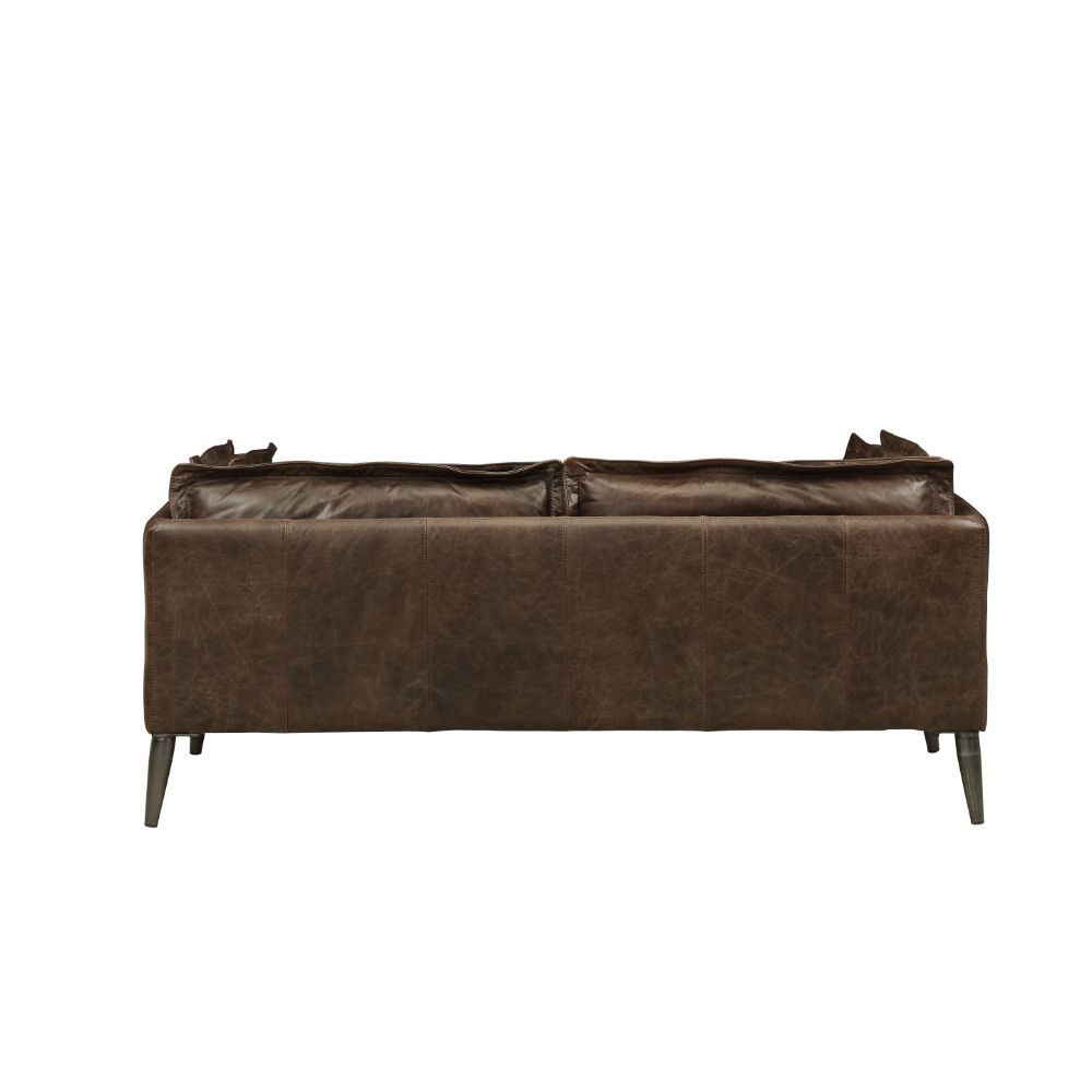 Porchester - Loveseat - Distress Chocolate Top Grain Leather - Urban Living Furniture (Los Angeles, CA)