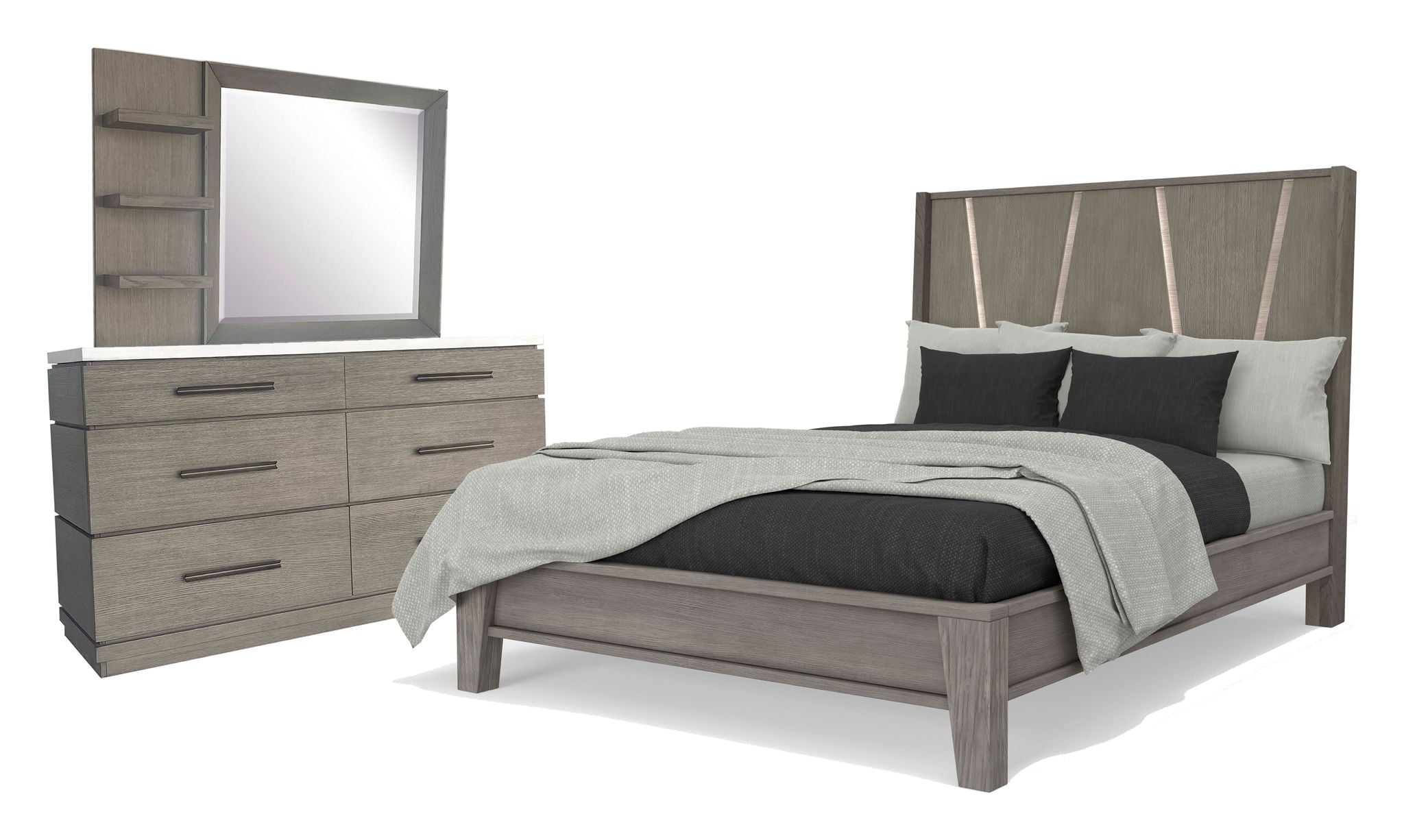 Pure Modern - Bedroom Panel Set - Urban Living Furniture (Los Angeles, CA)