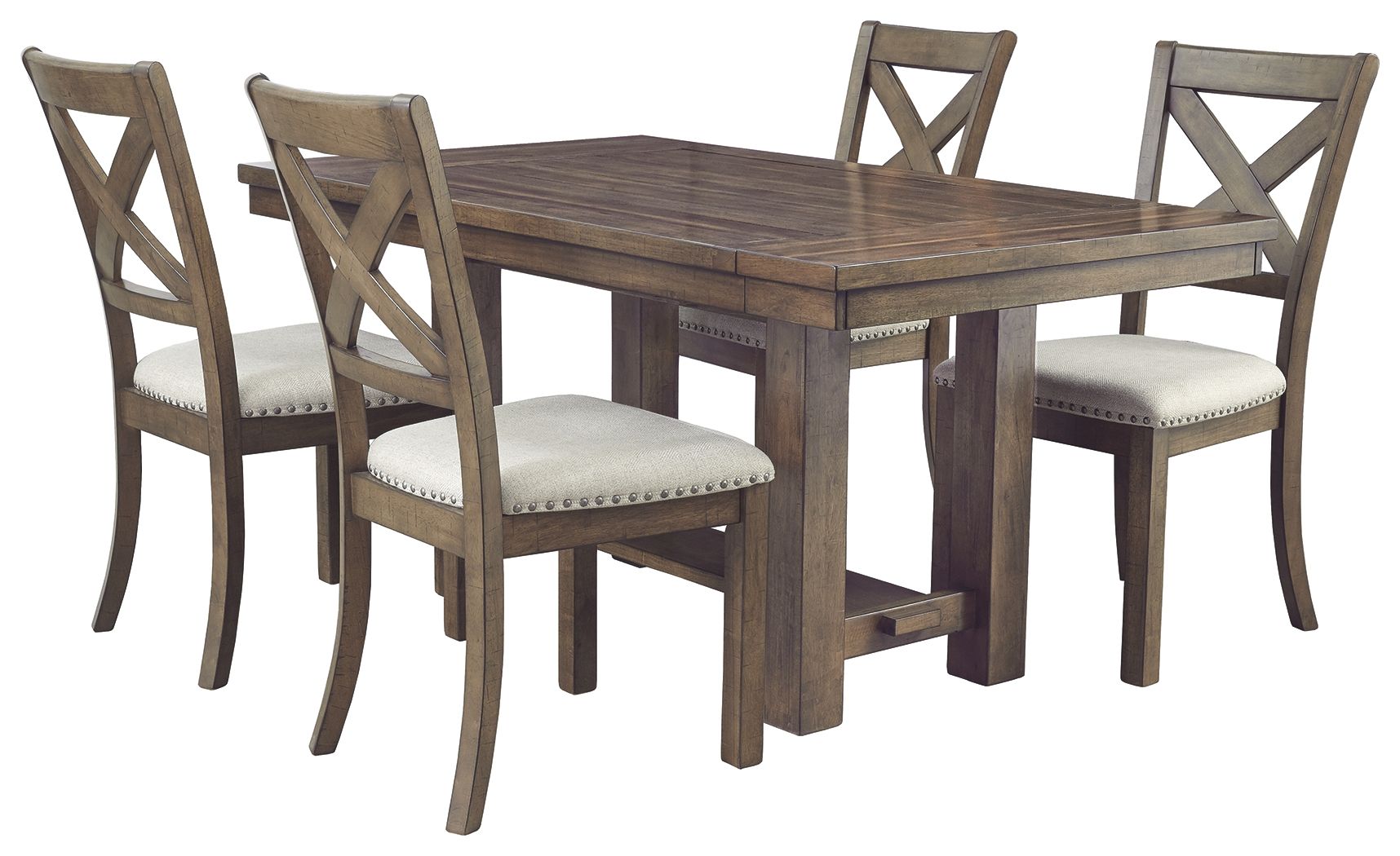 Moriville - Grayish Brown - Rectangular Dining Room Extension Table - Urban Living Furniture (Los Angeles, CA)